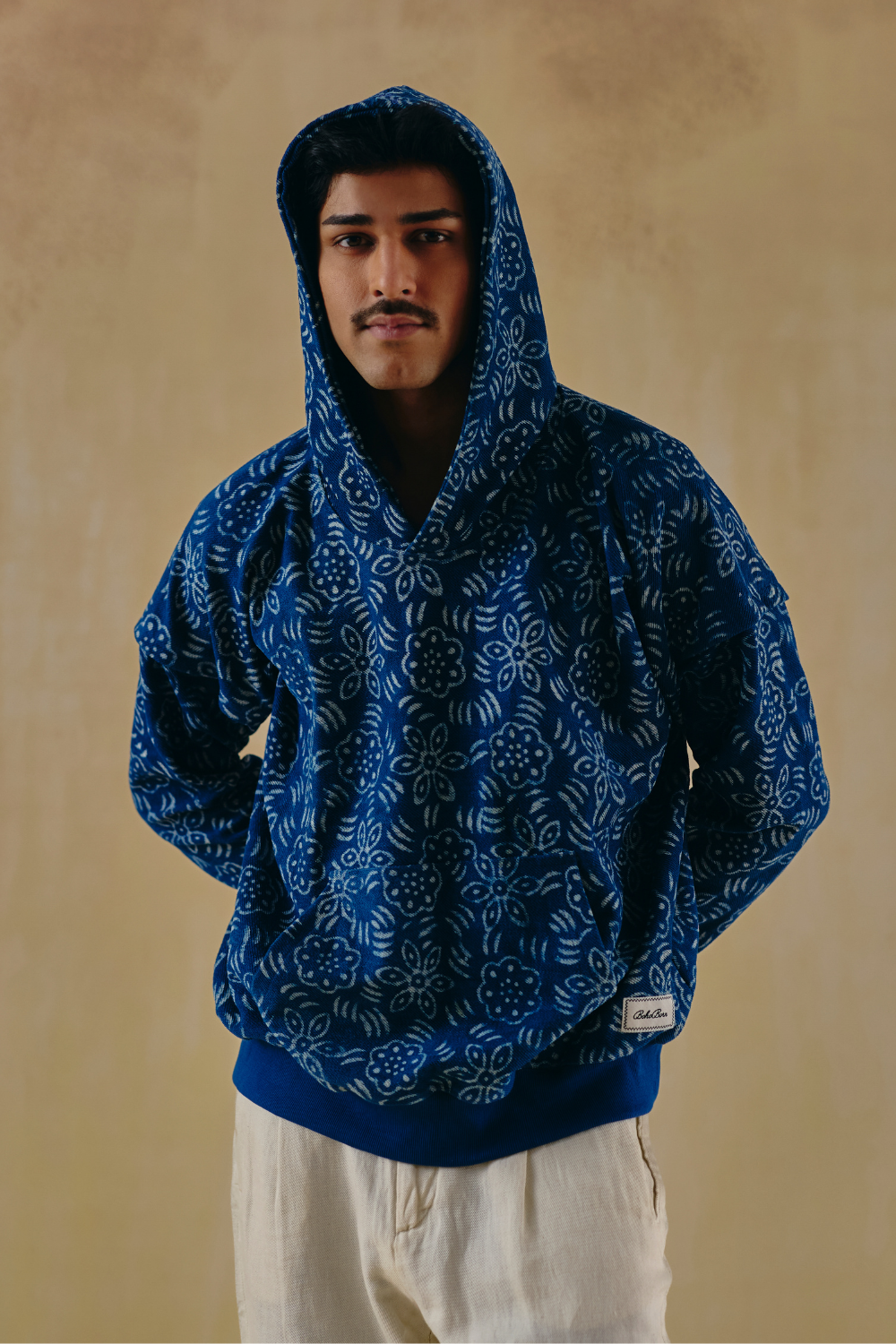 Indigo Bloom Hoodie