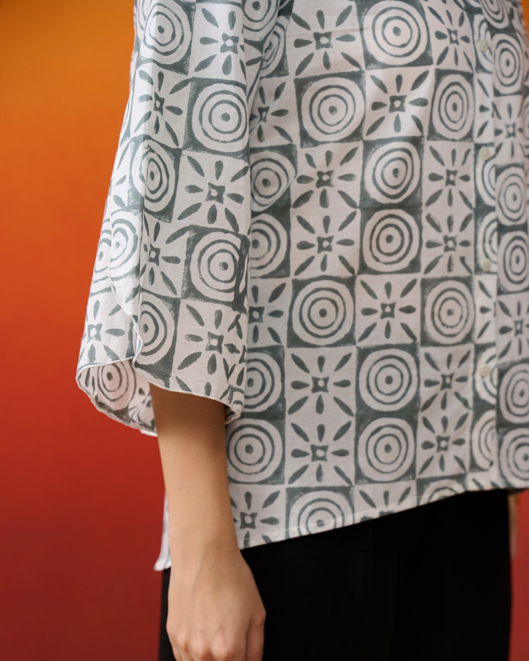 Chakra Tile Geometric Block Shirt