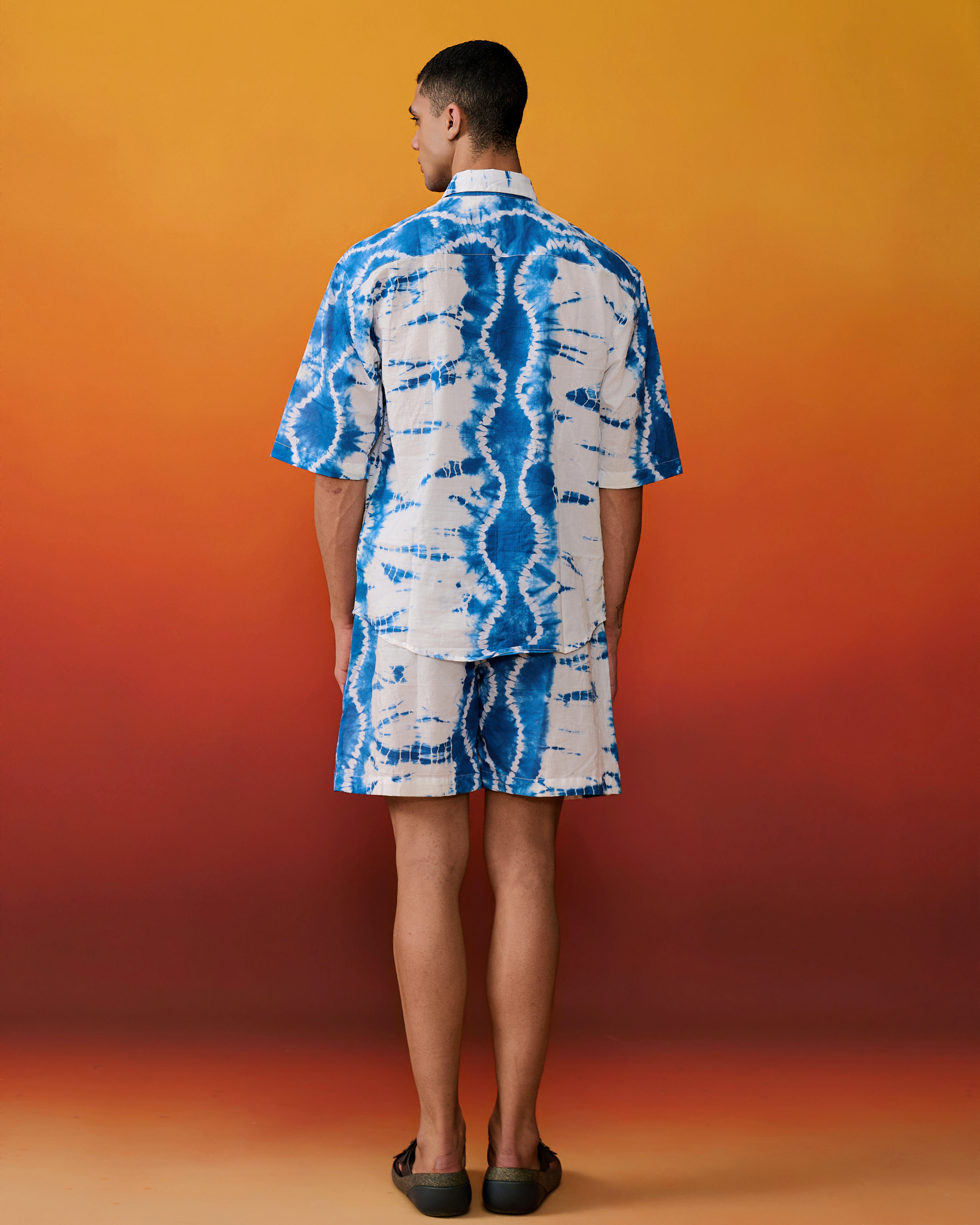 Neela Baandh Shibori - Shorts Only