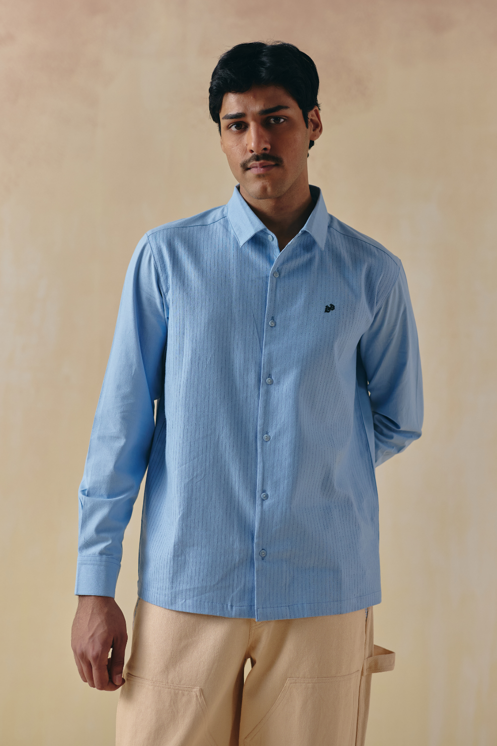 Blue Tiger Circle Shirt