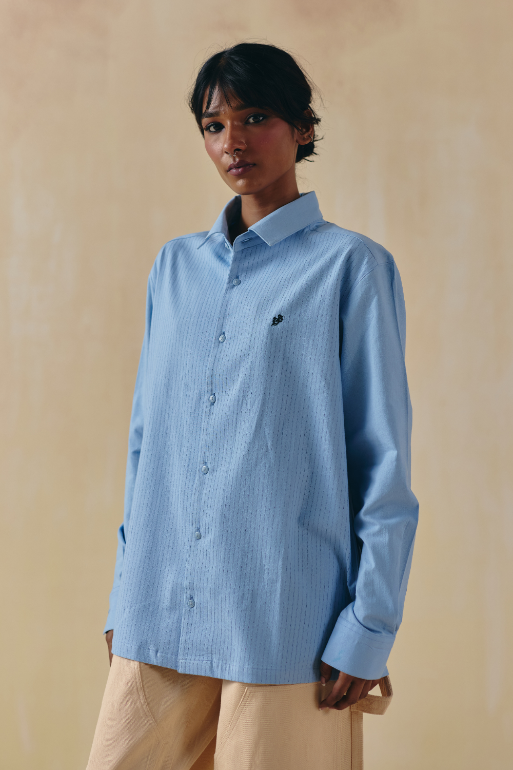 Blue Tiger Circle Shirt