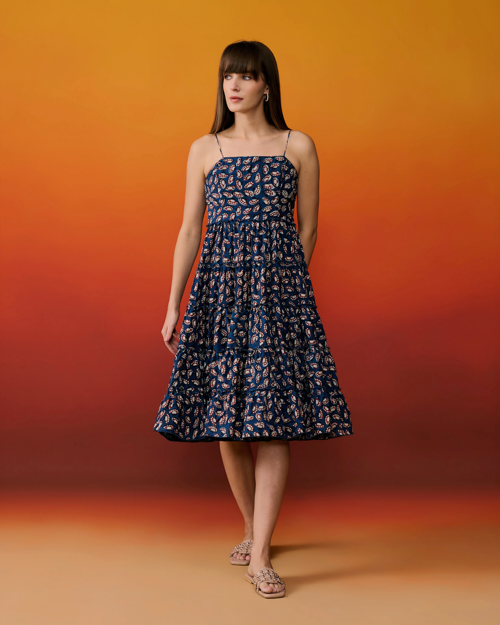 Indigo Bazaar Tiered Sundress