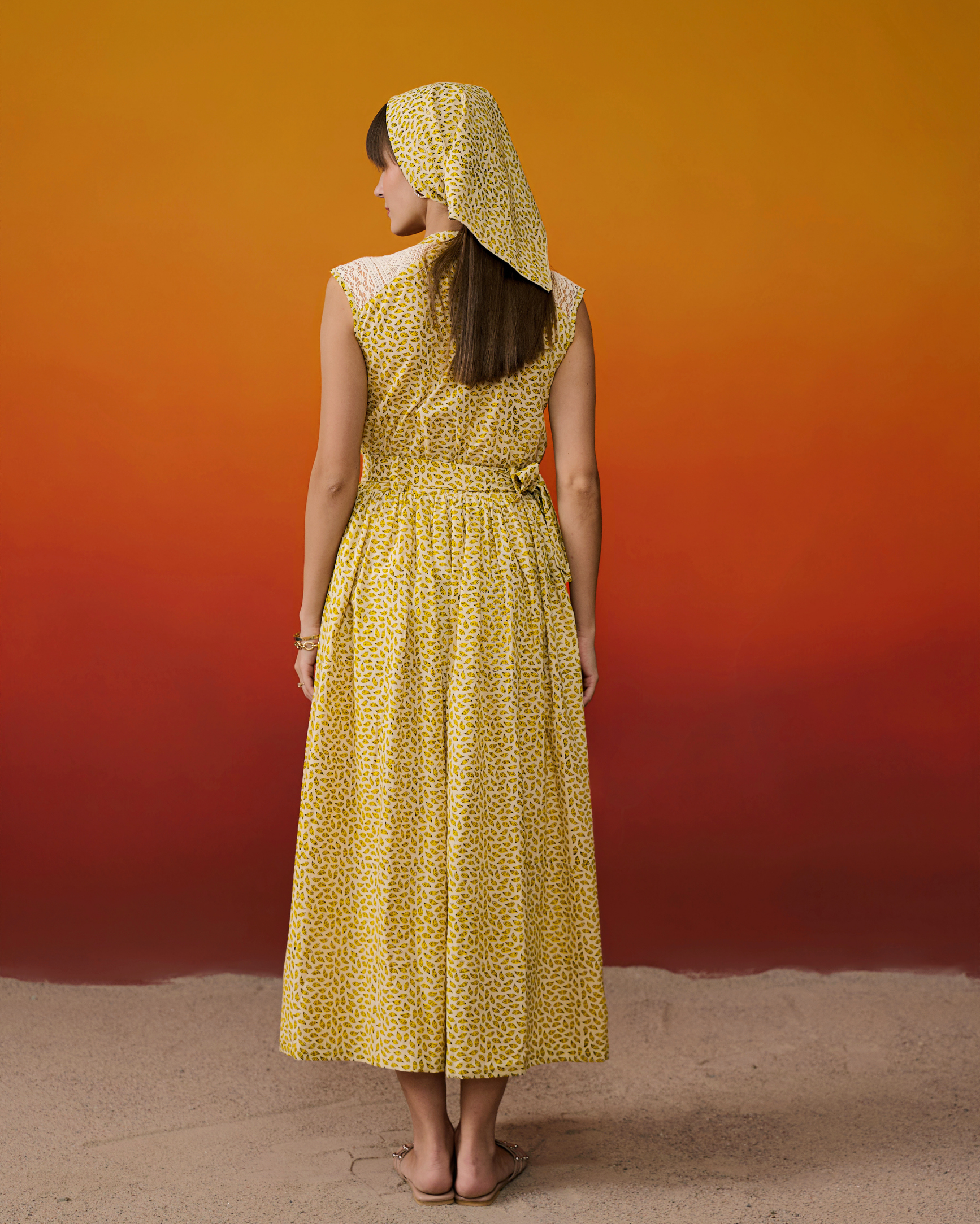 Haldi Bloom Midi Dress