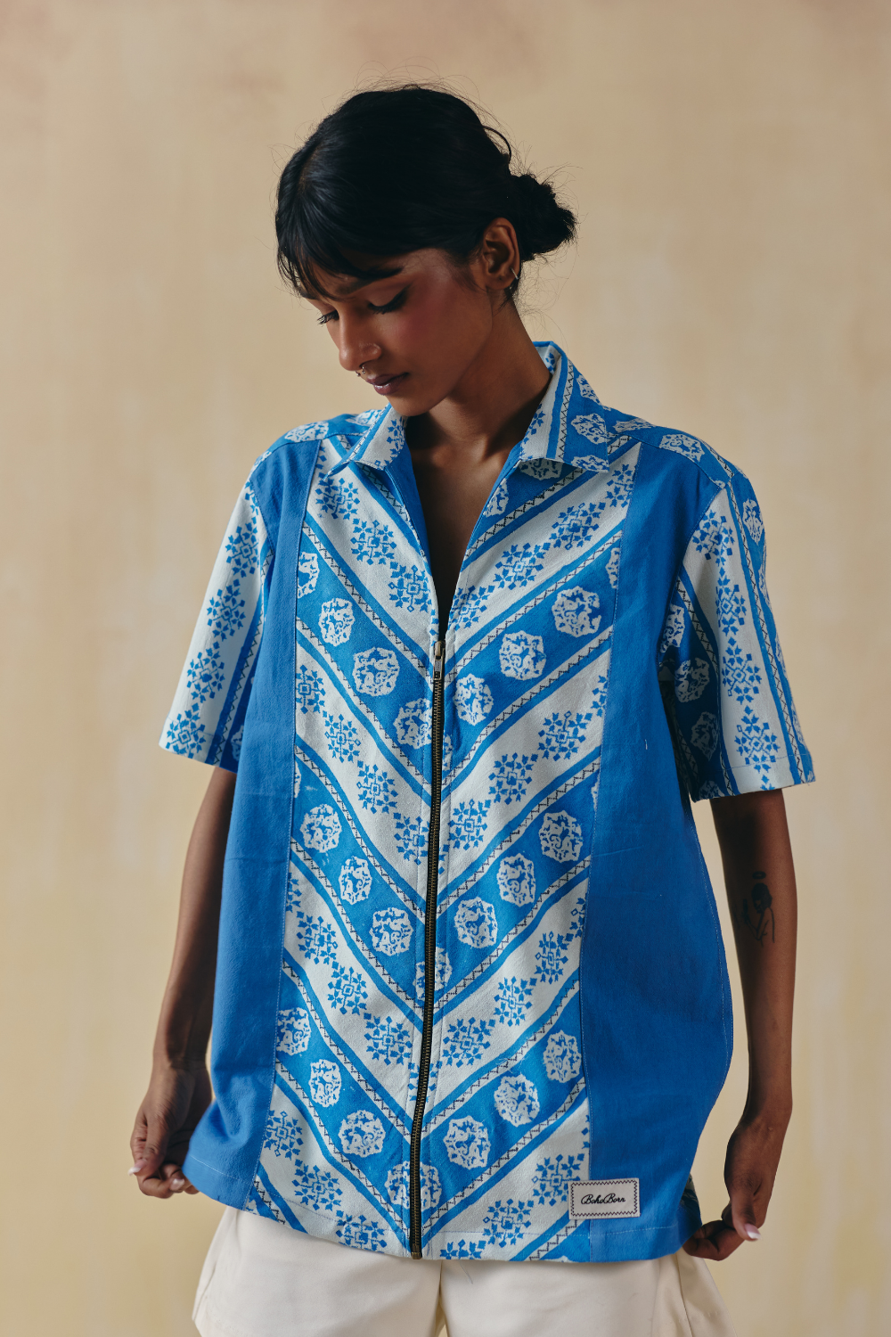 Azure Zip Shirt
