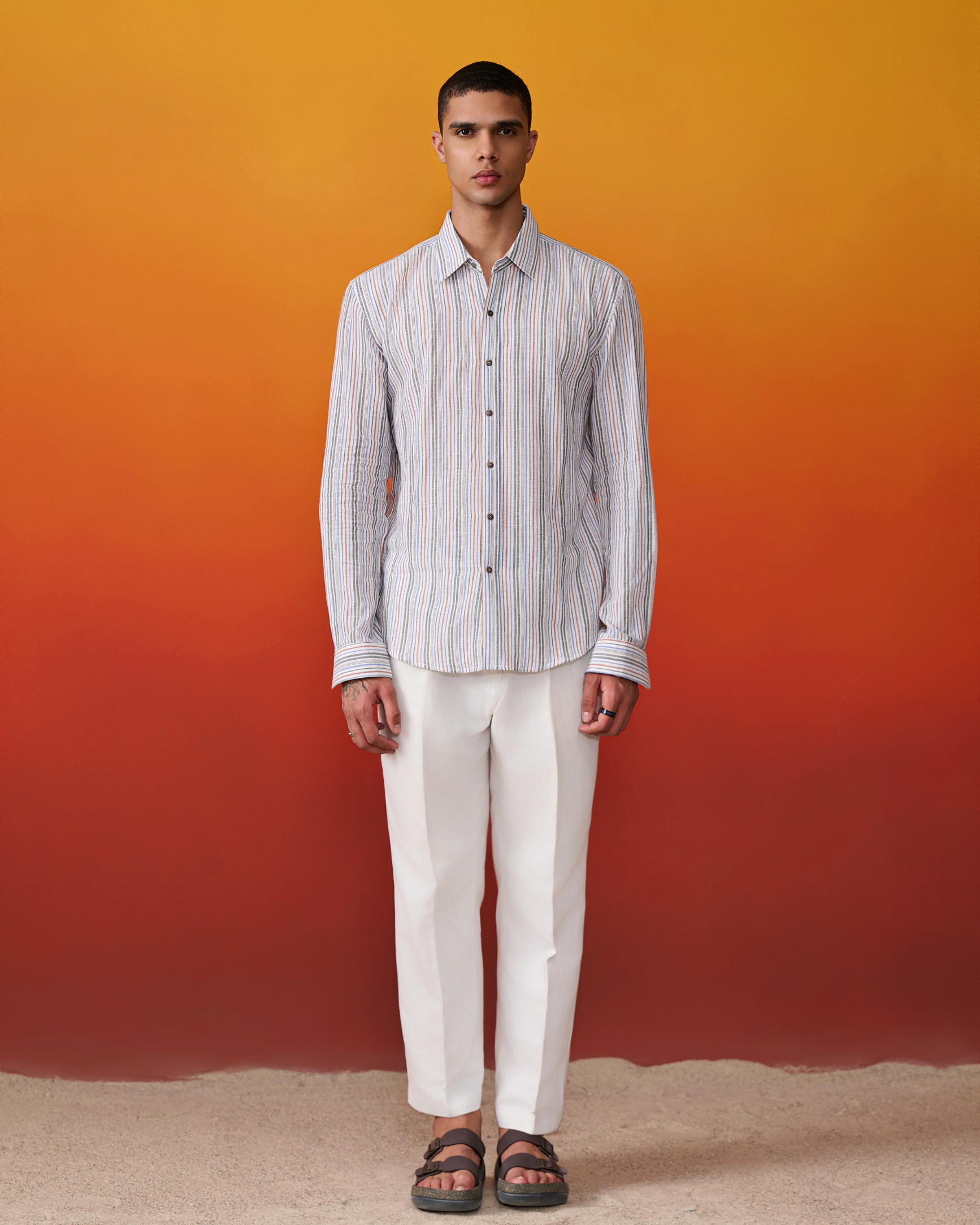 Rangeen Bazaar Stripe Shirt