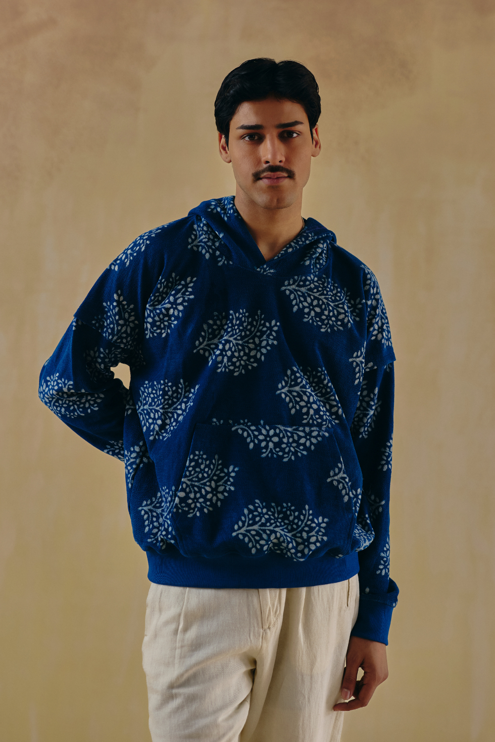 Indigo Leaf Hoodie