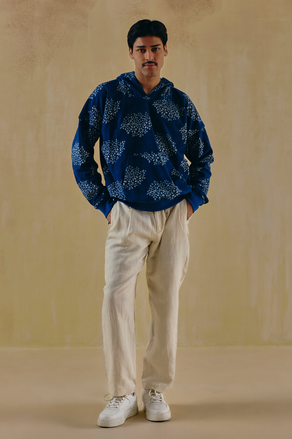 Indigo Leaf Hoodie