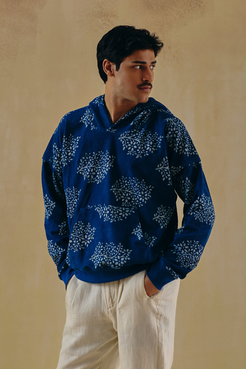 Indigo Leaf Hoodie