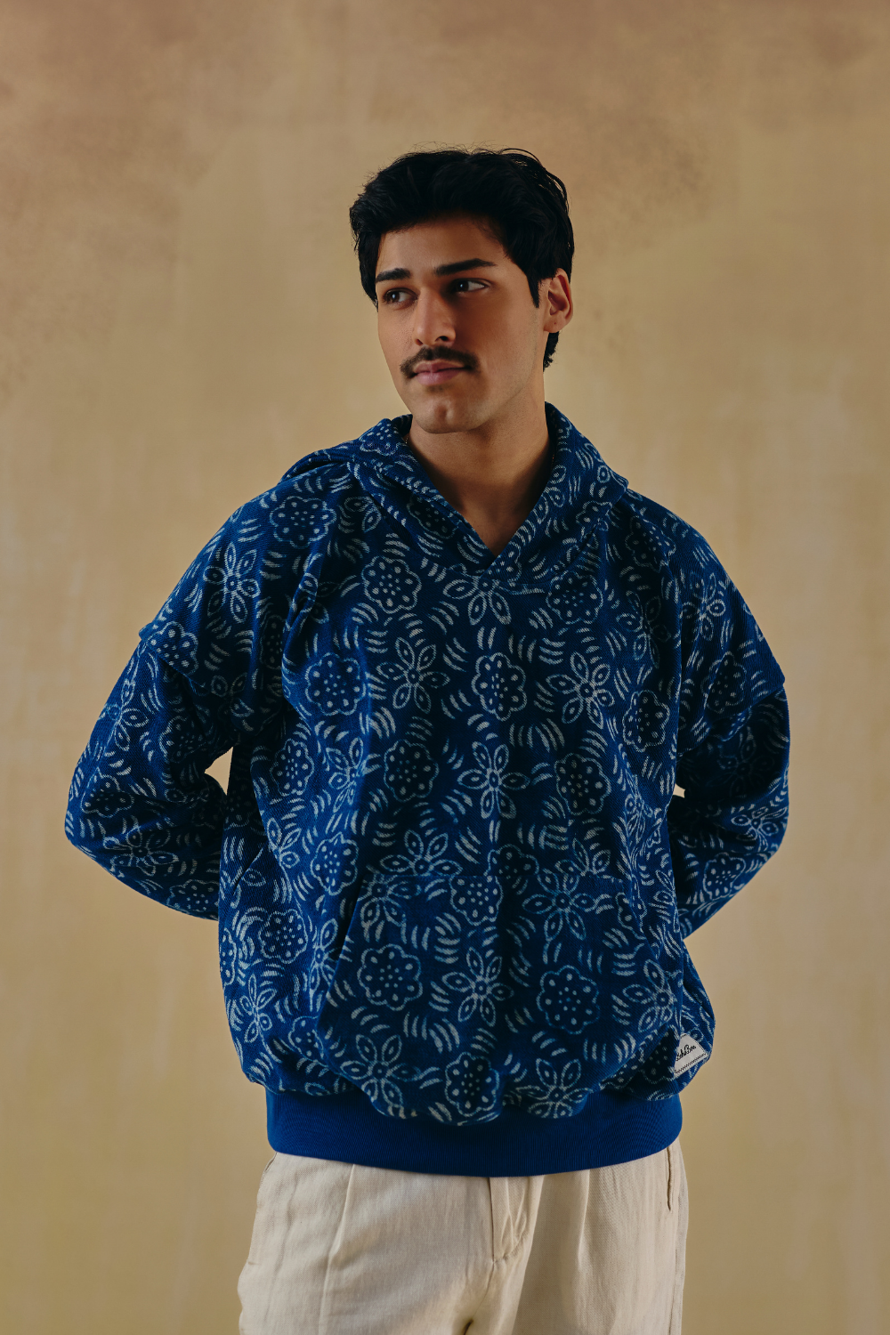 Indigo Bloom Hoodie