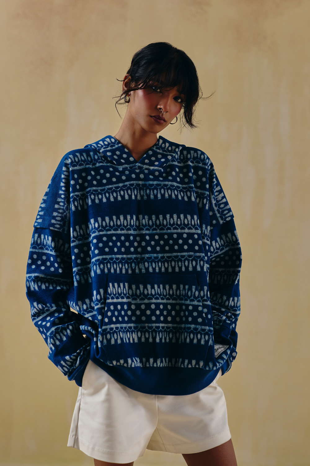 Azure Weave Hoodie