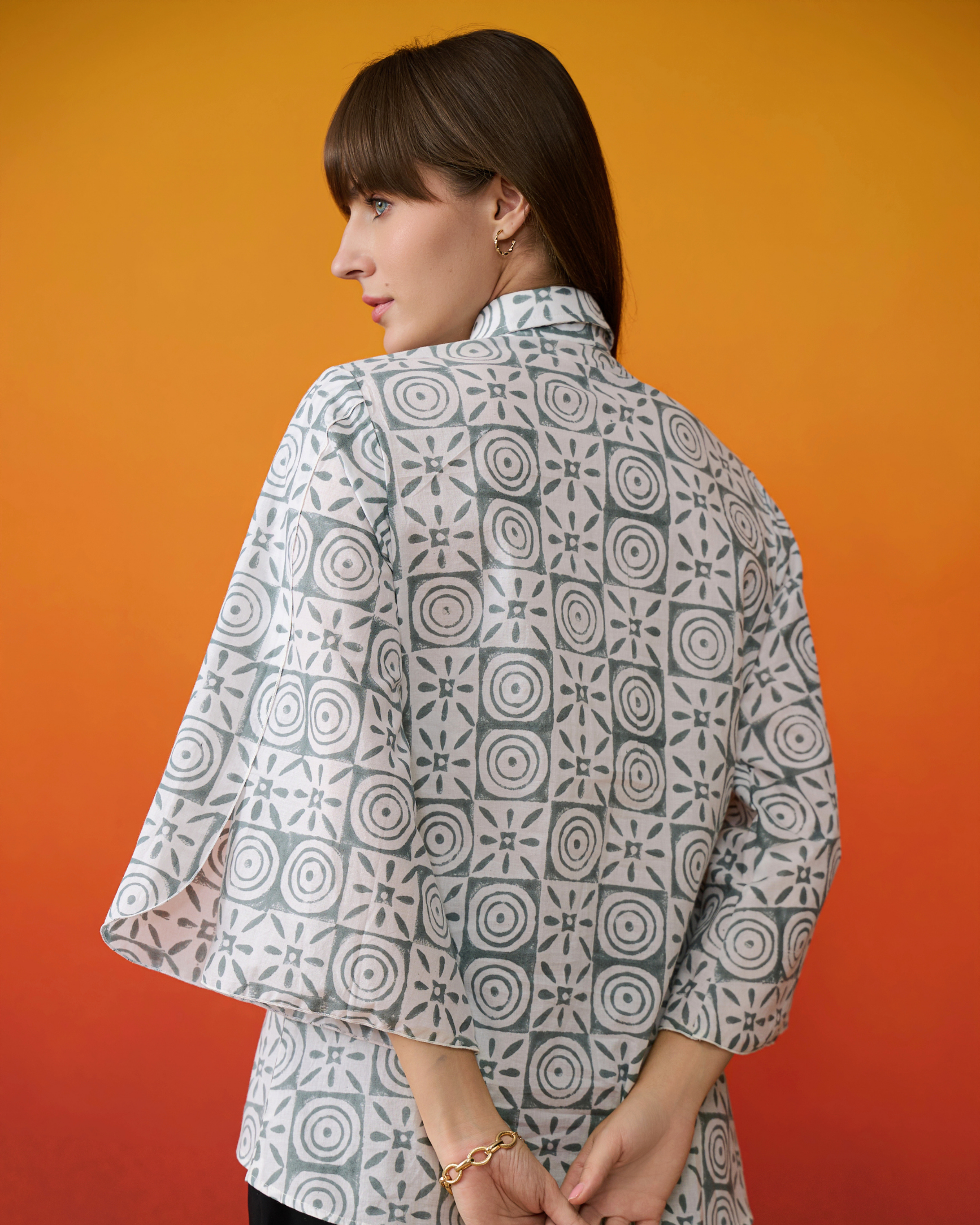 Chakra Tile Geometric Block Shirt