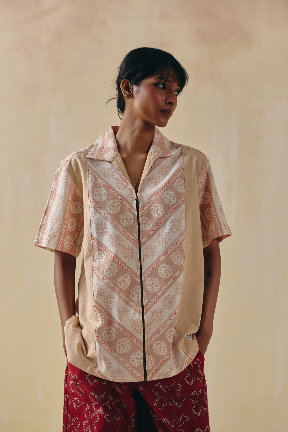 Coastal Breeze Zip Shirt