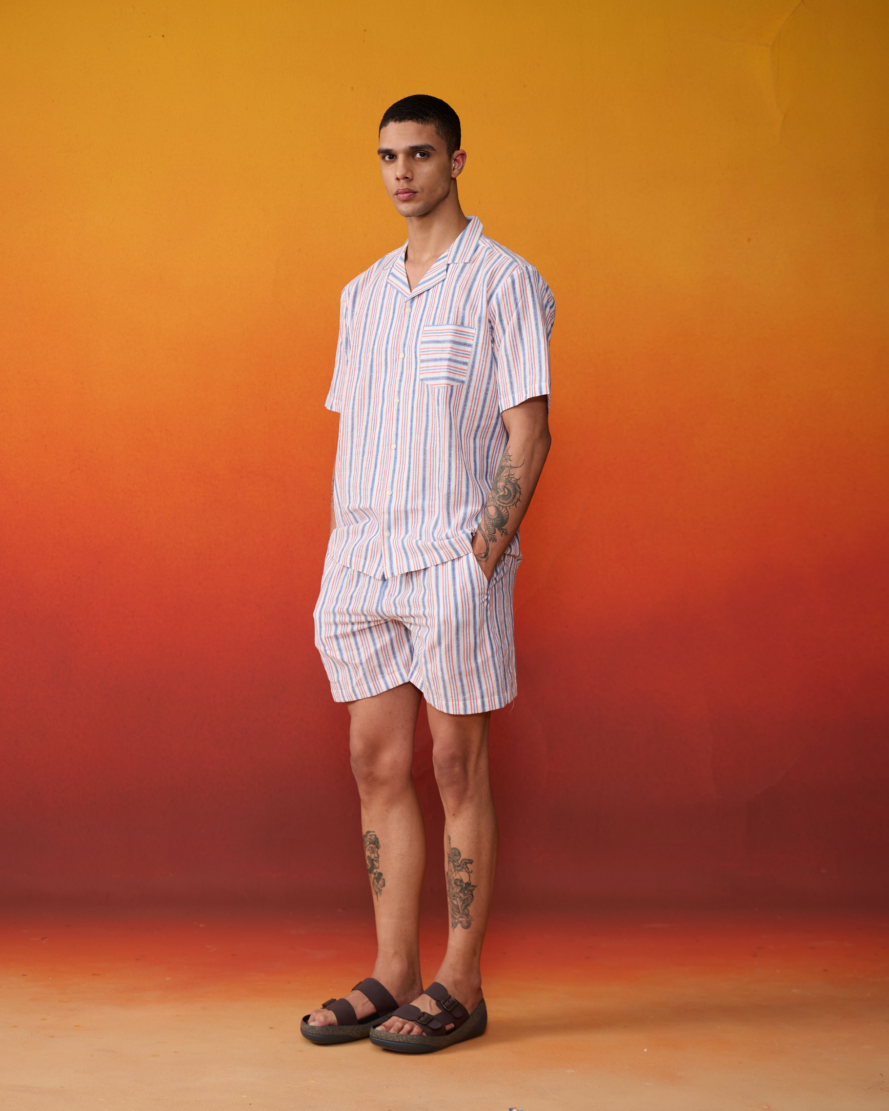 Rangoli Stripe Co-ord Set