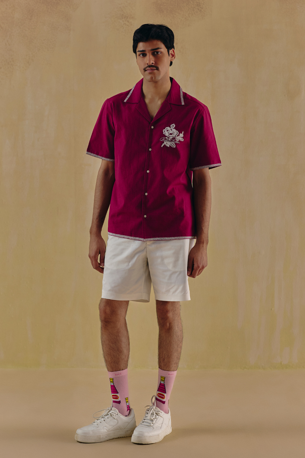 Mehroon Rose Shirt