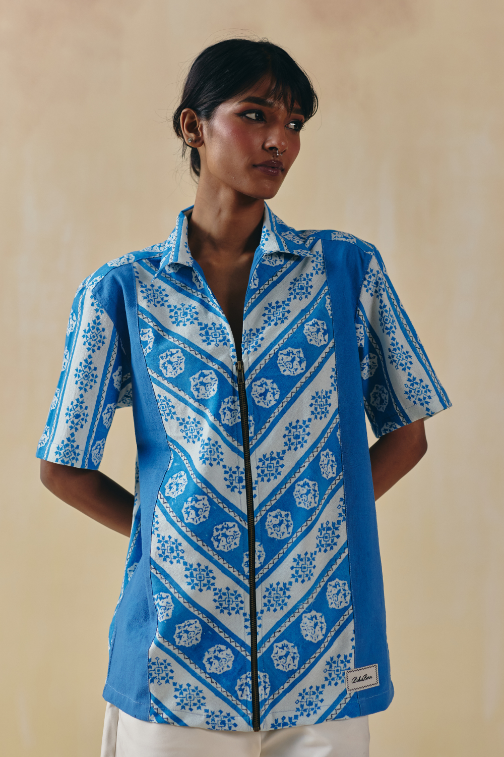 Azure Zip Shirt