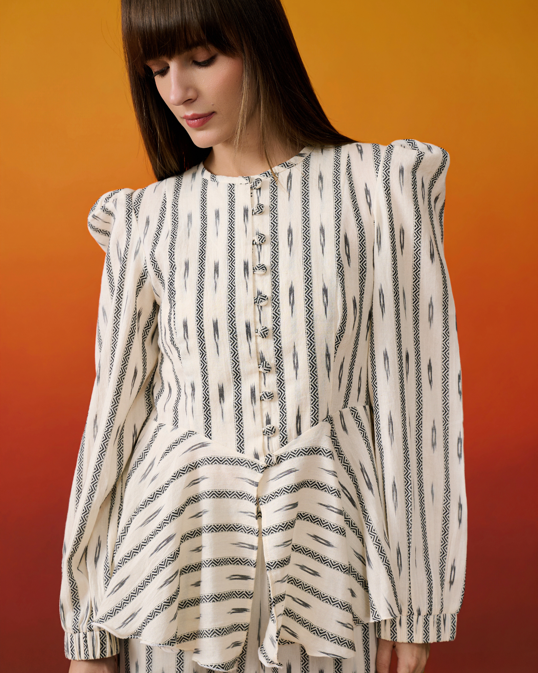 Coconut Palm Ikat Co-ord Set