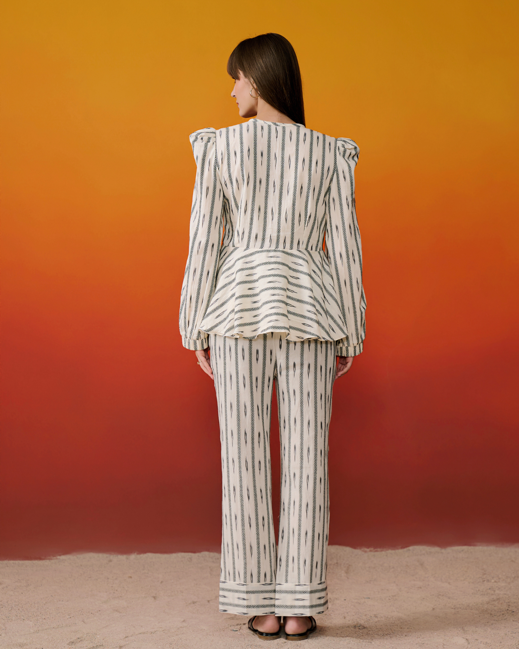 Coconut Palm Ikat - Pants Only