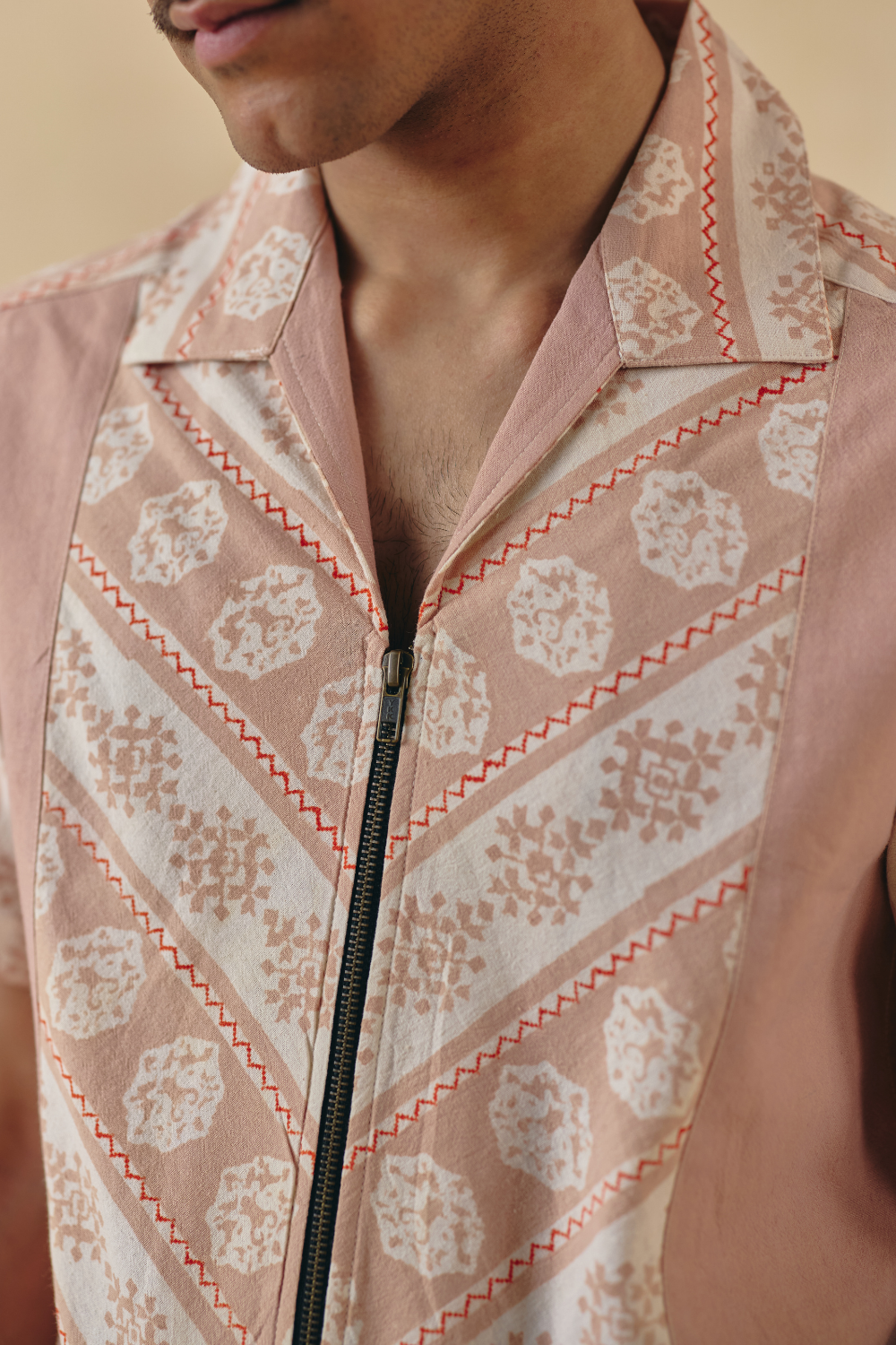 Coastal Breeze Zip Shirt