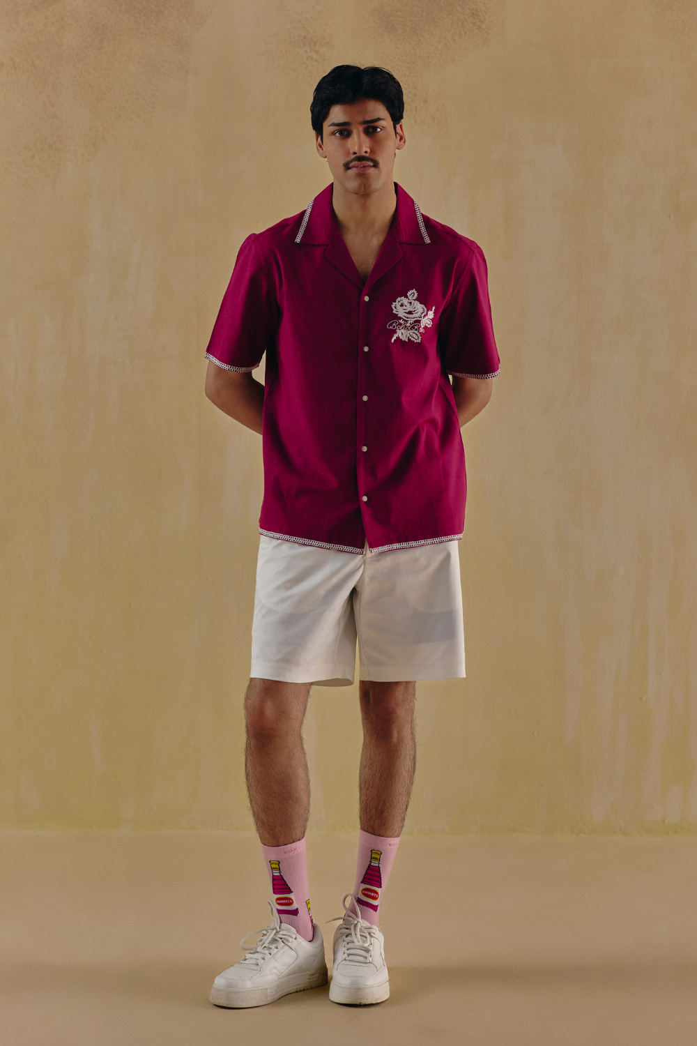 Mehroon Rose Shirt